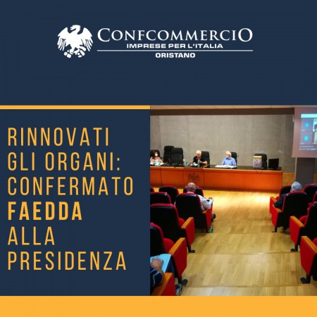 Rinnovati gli organi, confermato Faedda alla Presidenza