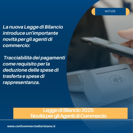 NOVITA&#039; LEGGE DI BILANCIO 2025 TRACCIABILITA&#039; DELLE SPESE DI RAPPRESENTANZA