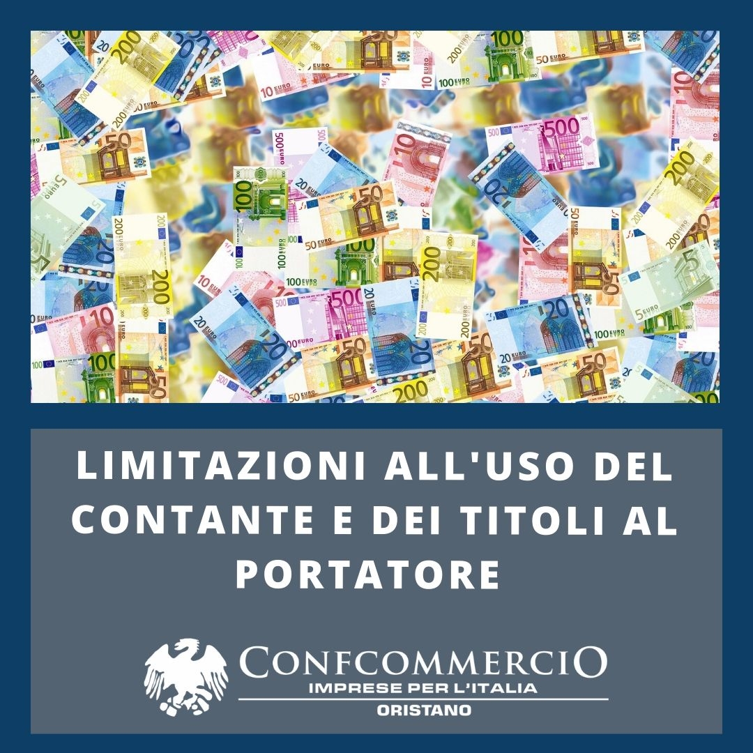 Limitazioni all'uso del contante e dei titoli al portatore