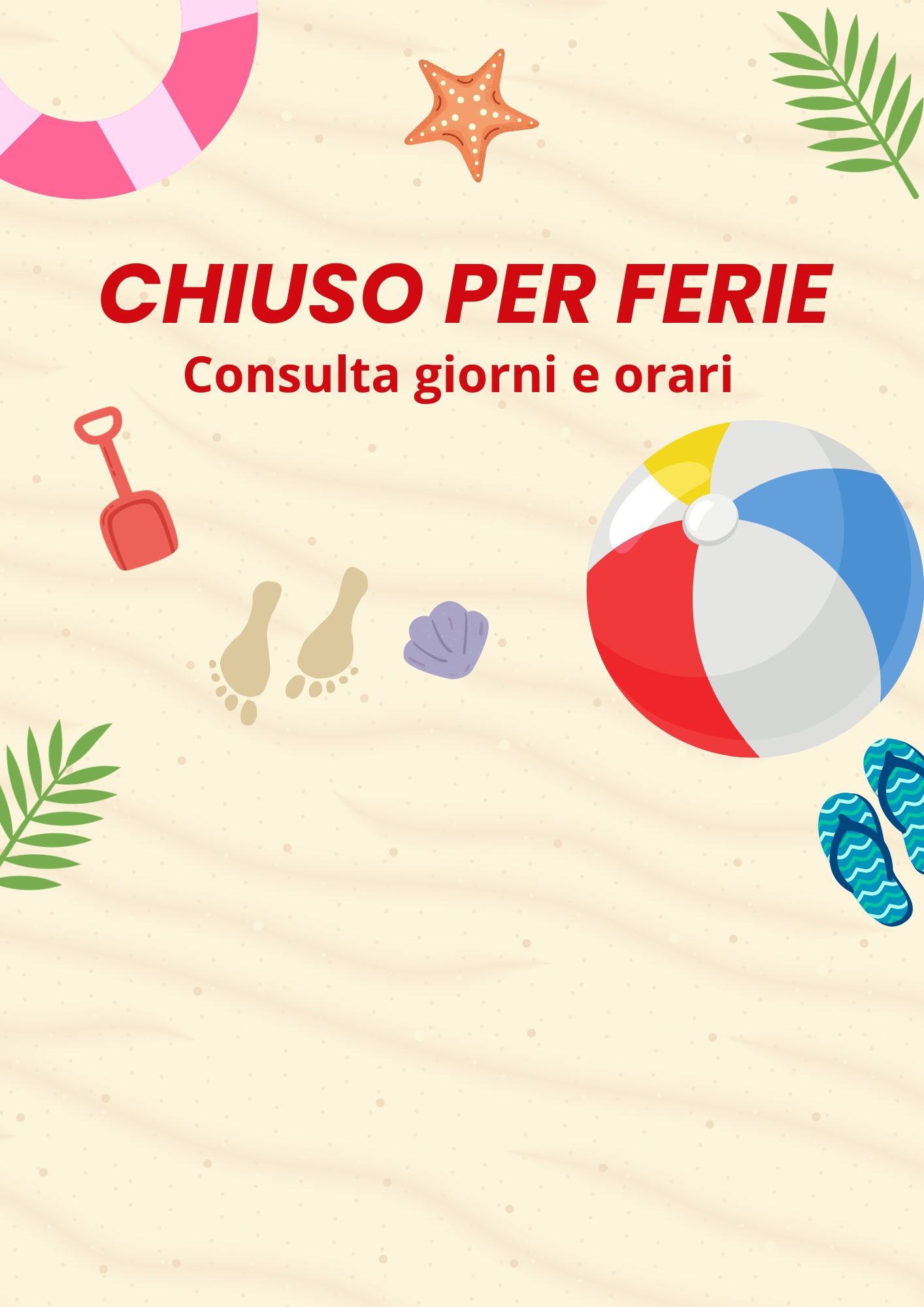 Chiusura estiva degli uffici Confcommercio Oristano e Servizi Collegati: tutte le date
